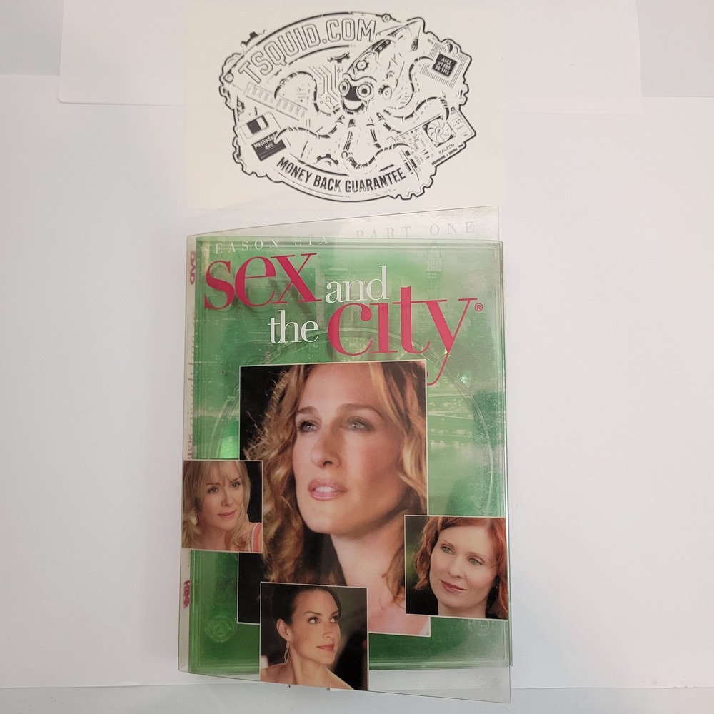 HBO Sex and the City DVD Season 6 Part 1 Sarah Jessica Parker Green Case Box Set